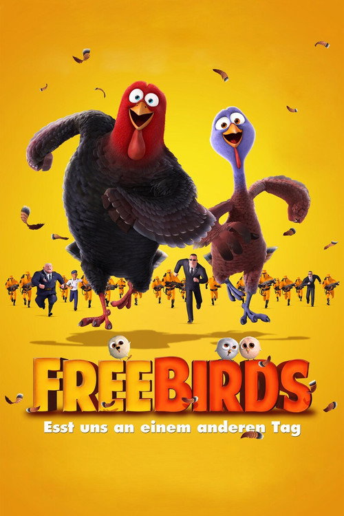 Poster: Free Birds - Esst uns an einem anderen Tag