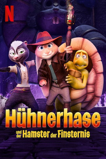 Poster: Hühnerhase und der Hamster der Finsternis
